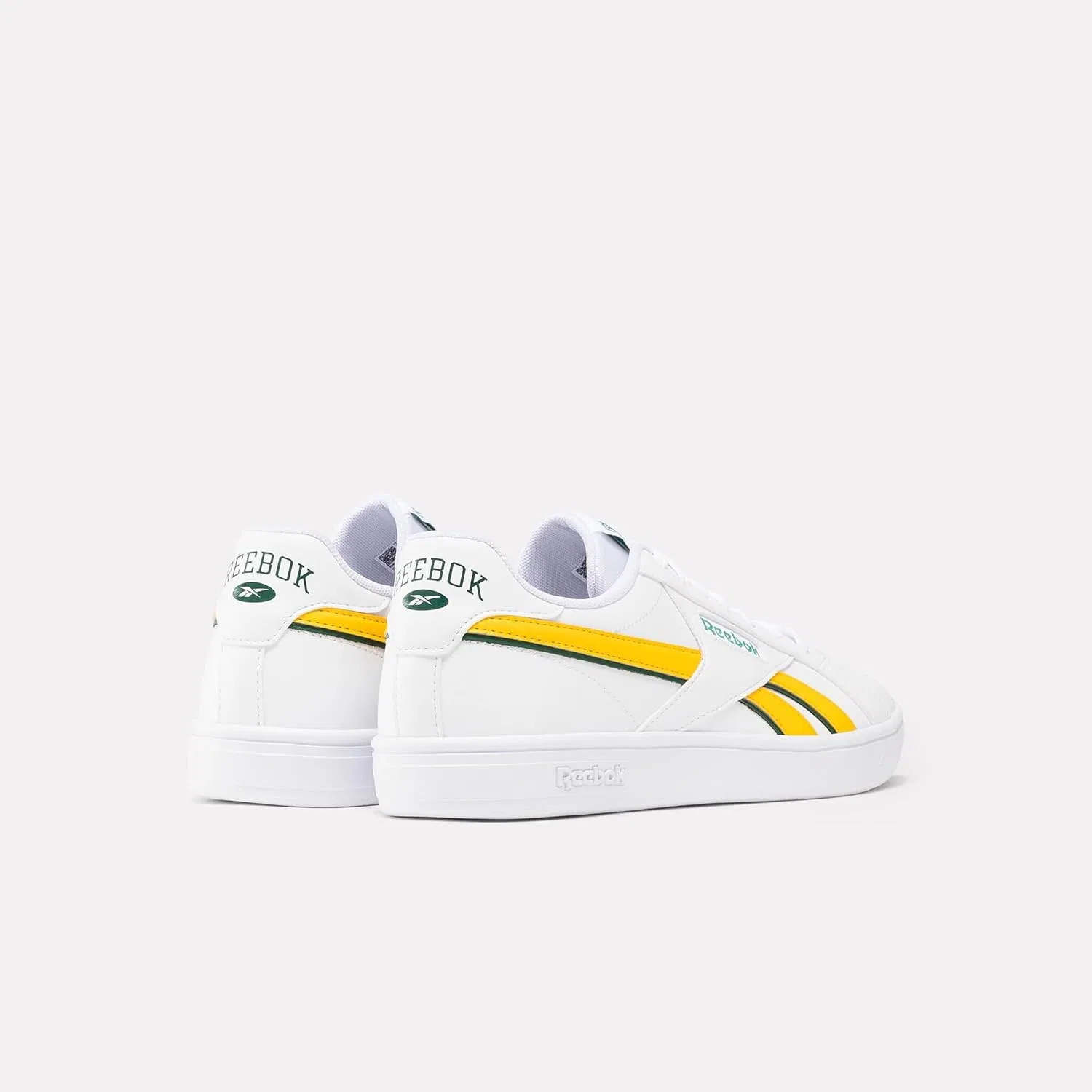 Кроссовки Reebok Court Retro Leather белого цвета — фото 3