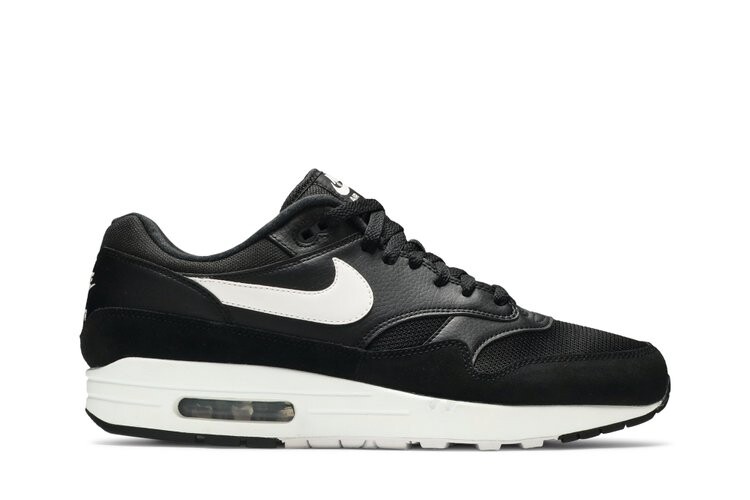 

Кроссовки Nike Air Max 1 'Black White', черный
