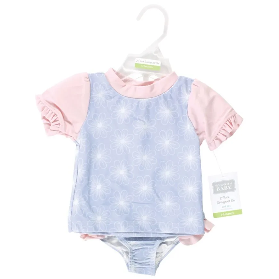 И комплект для плавания «Русалка» Hudson Baby, синий floral — фото 2