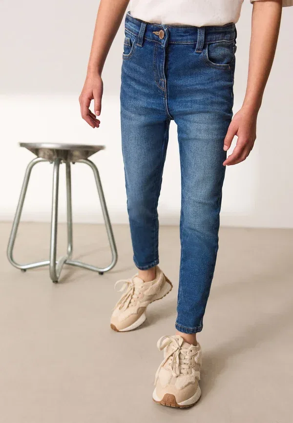 Джинсы skinny fit Next, mid blue, средне-голубой — фото 2