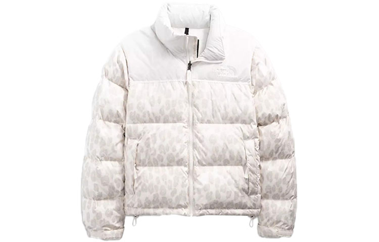 

THE NORTH FACE Женская куртка Nuptse 700 Fill Packable, ретро-принт, 1996, серебристо-серая, с леопардовым принтом, белая гардения, Белый, THE NORTH FACE Женская куртка Nuptse 700 Fill Packable, ретро-принт, 1996, серебристо-серая, с леопардовым принтом, 