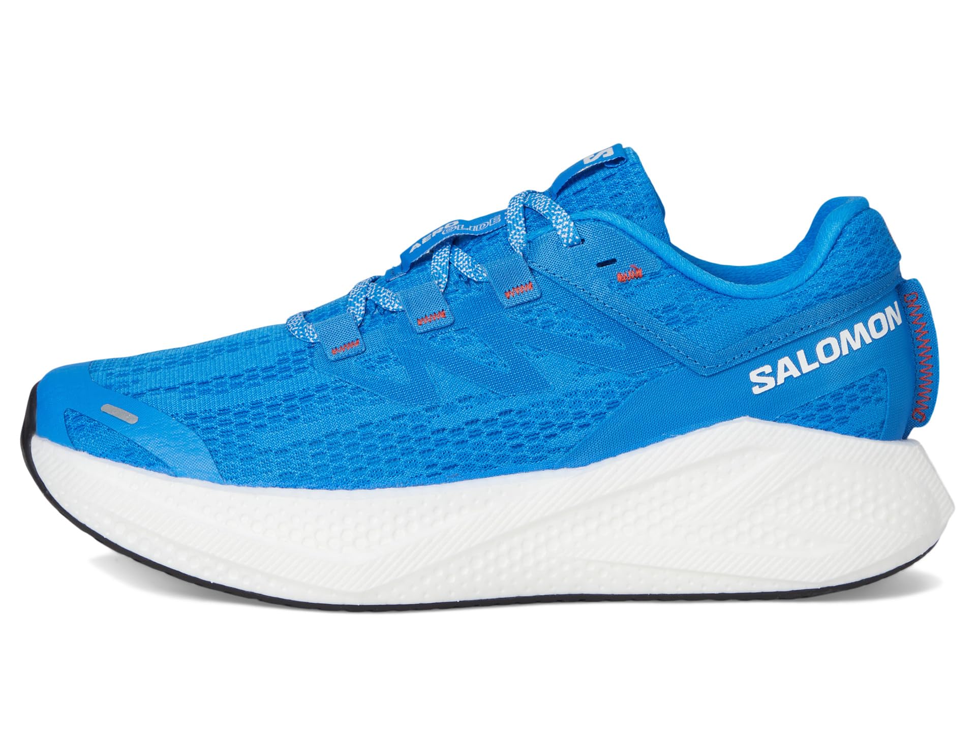 Кроссовки Salomon Aero Glide 3, цвет French Blue/White/Cherry Tomato — фото 4