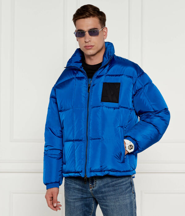

Пуховик Armani Exchange Regular Fit, синий