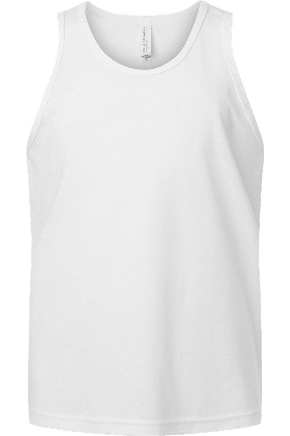 

Майка молодежная BELLA + CANVAS Heather CVC, цвет solid white blend