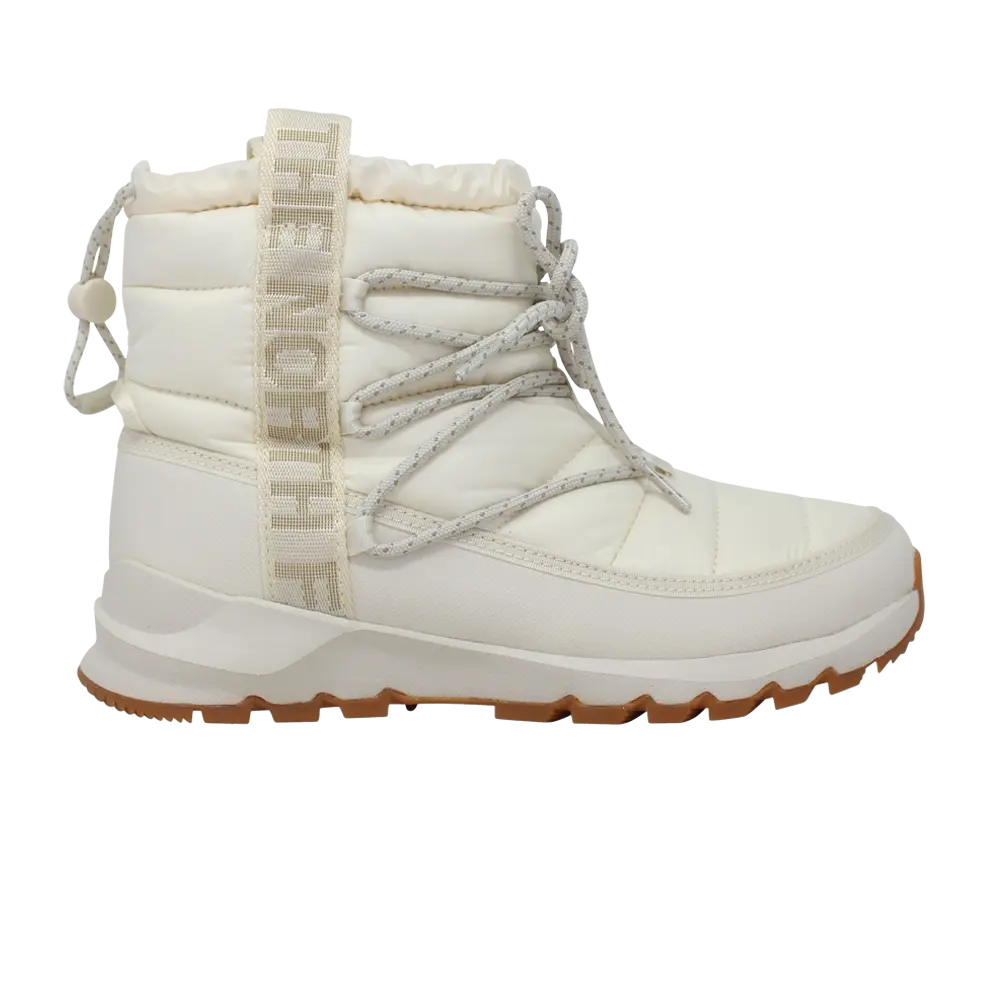 Женские ботинки The North Face Thermoball стеганые из рипстопа, кремовый