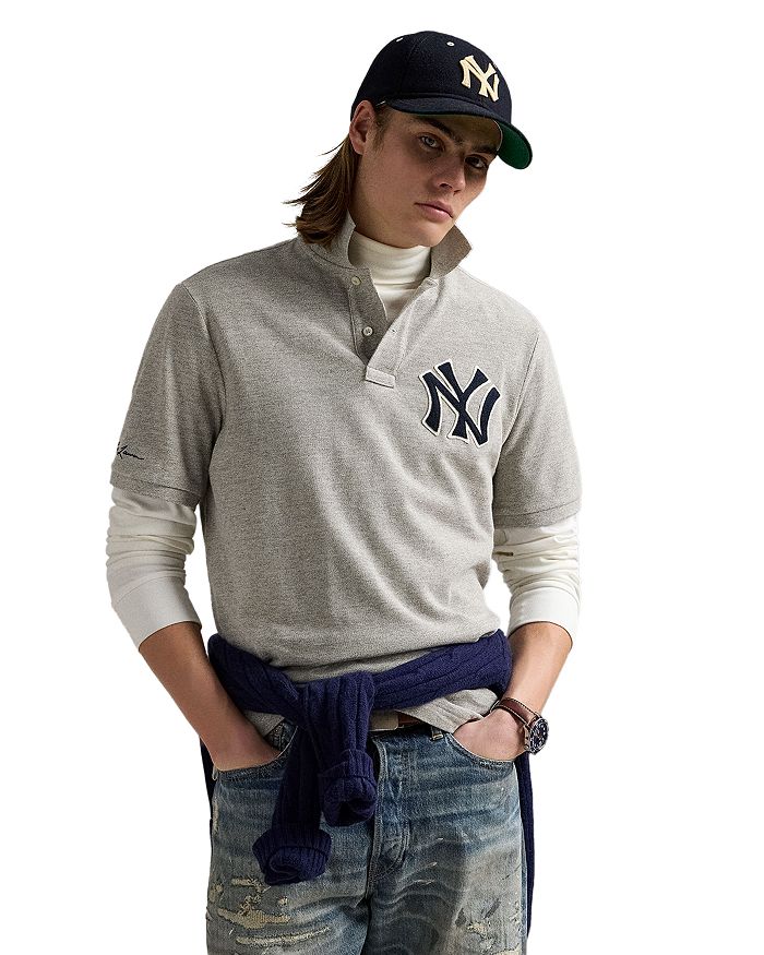 

Поло Yankees Polo Ralph Lauren, серый