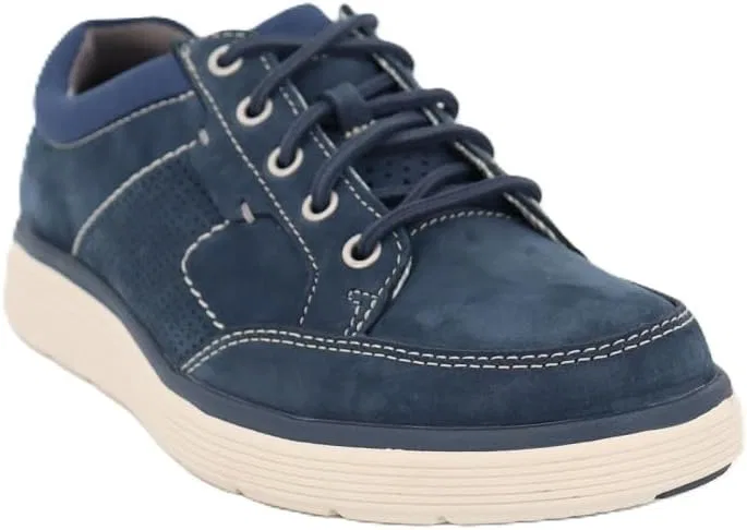 Мужские кружевные дерби Clarks Un Abode, Blue Navy Nubuck — фото 2