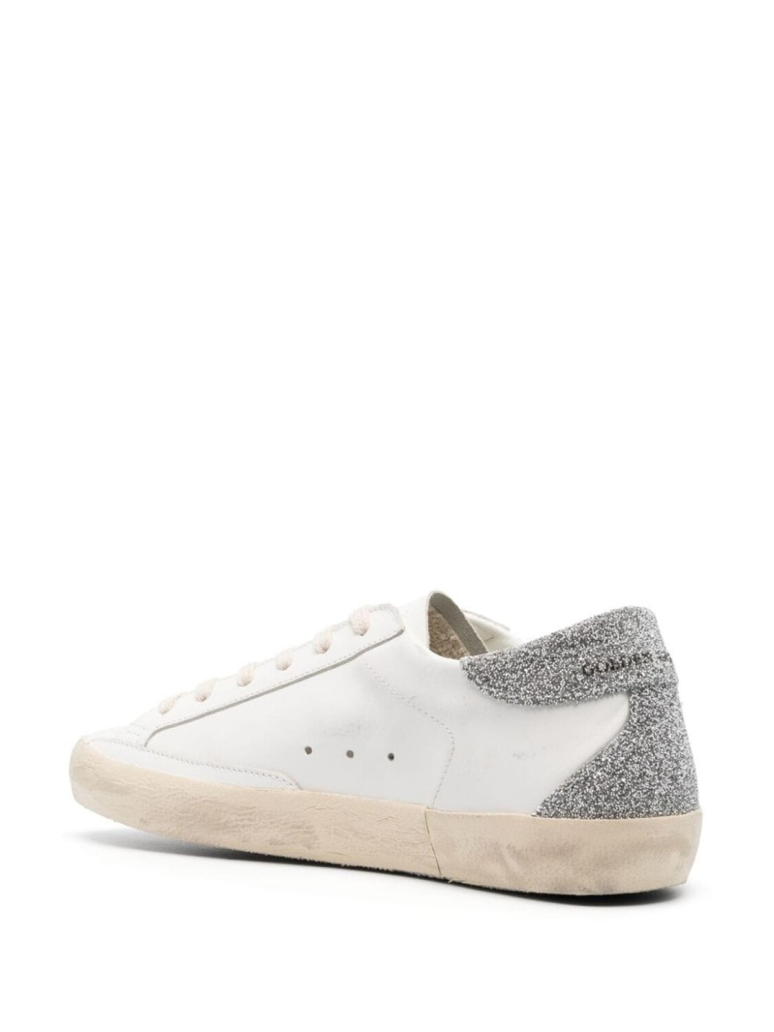 Golden Goose кроссовки Superstar, украшенные блестками, белый — фото 3