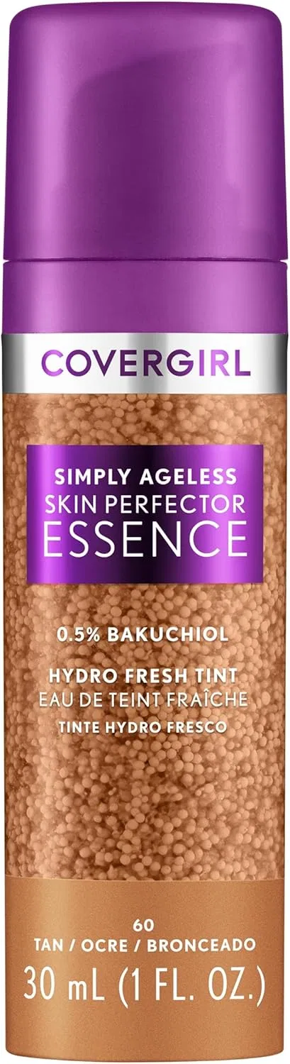 Тональное средство Covergirl Simply Ageless Skin Perfector Essence Foundation, оттенок 60 Tan, 1.0 oz