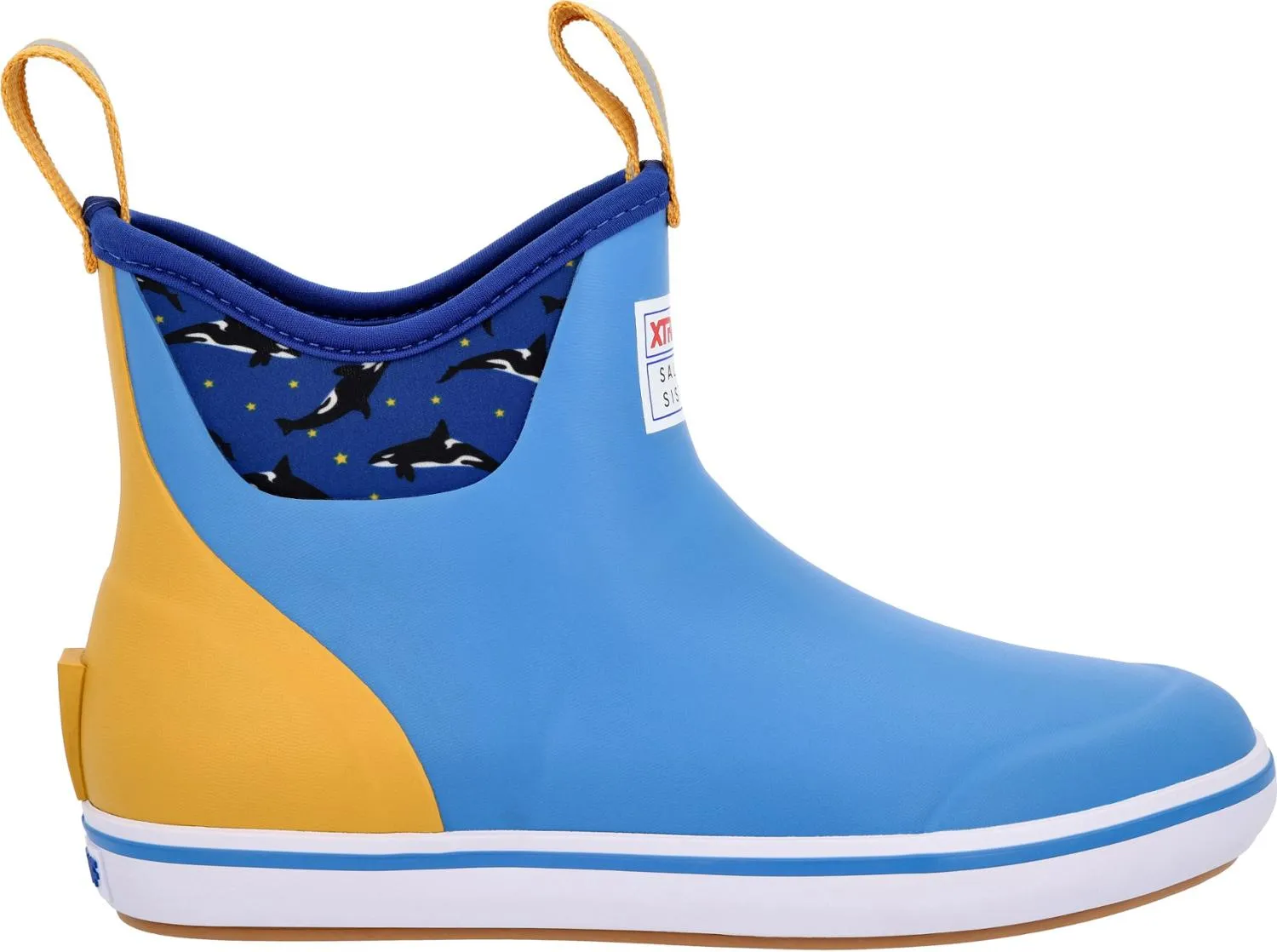 Ботинки на щиколотке Salmon Sisters 6 - женские XTRATUF, Light Blue/Gold