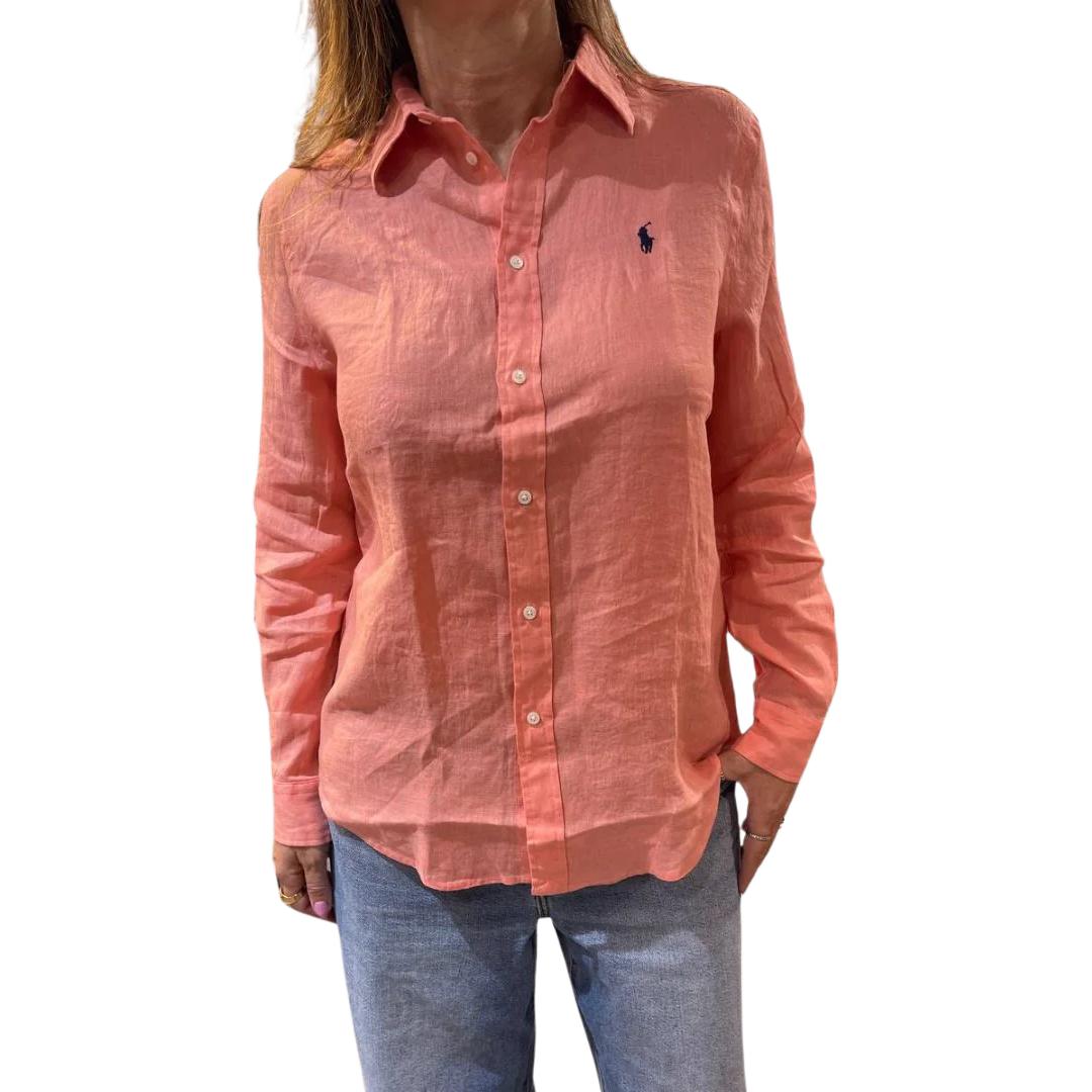Ralph Lauren Рубашка Polo Logo Embroidered Curved Hem Polo Shirt — фото 2