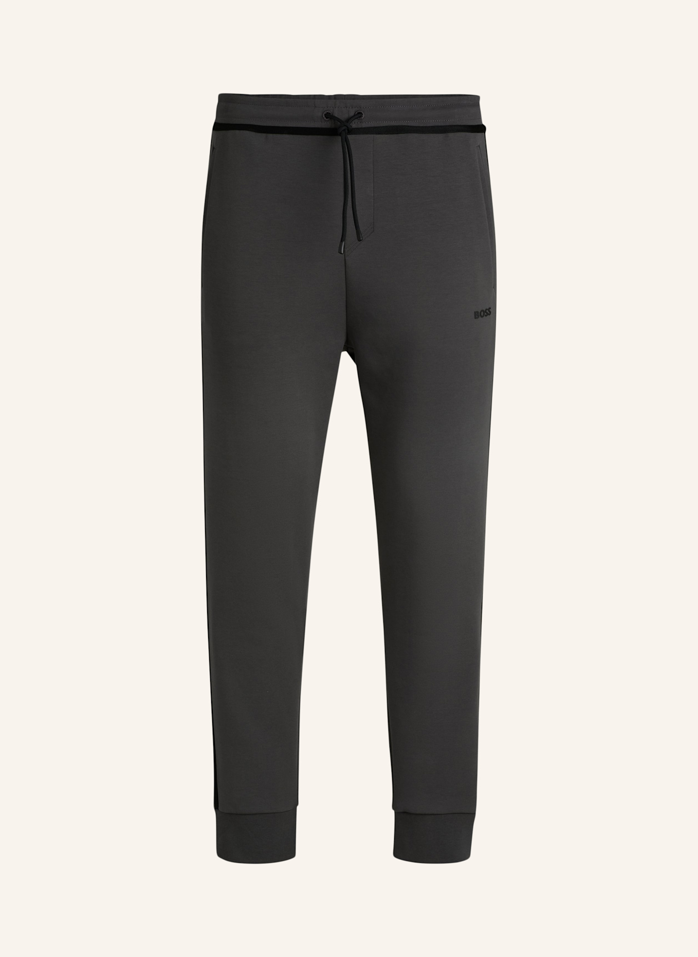 

Повседневные брюки hadiko tape regular fit Boss, серый