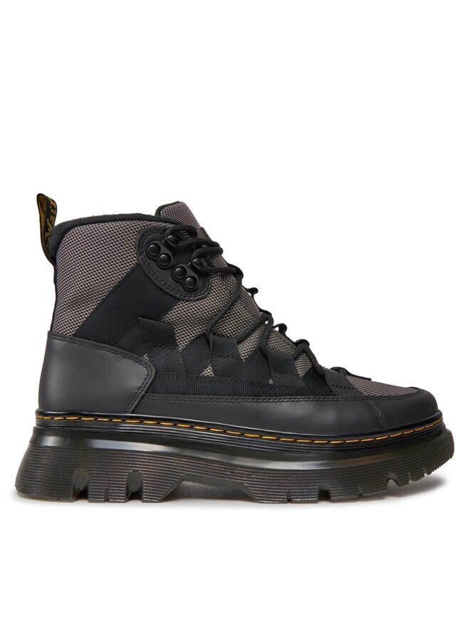 Сапоги Dr. Martens на застежках, бежево-серый / черный