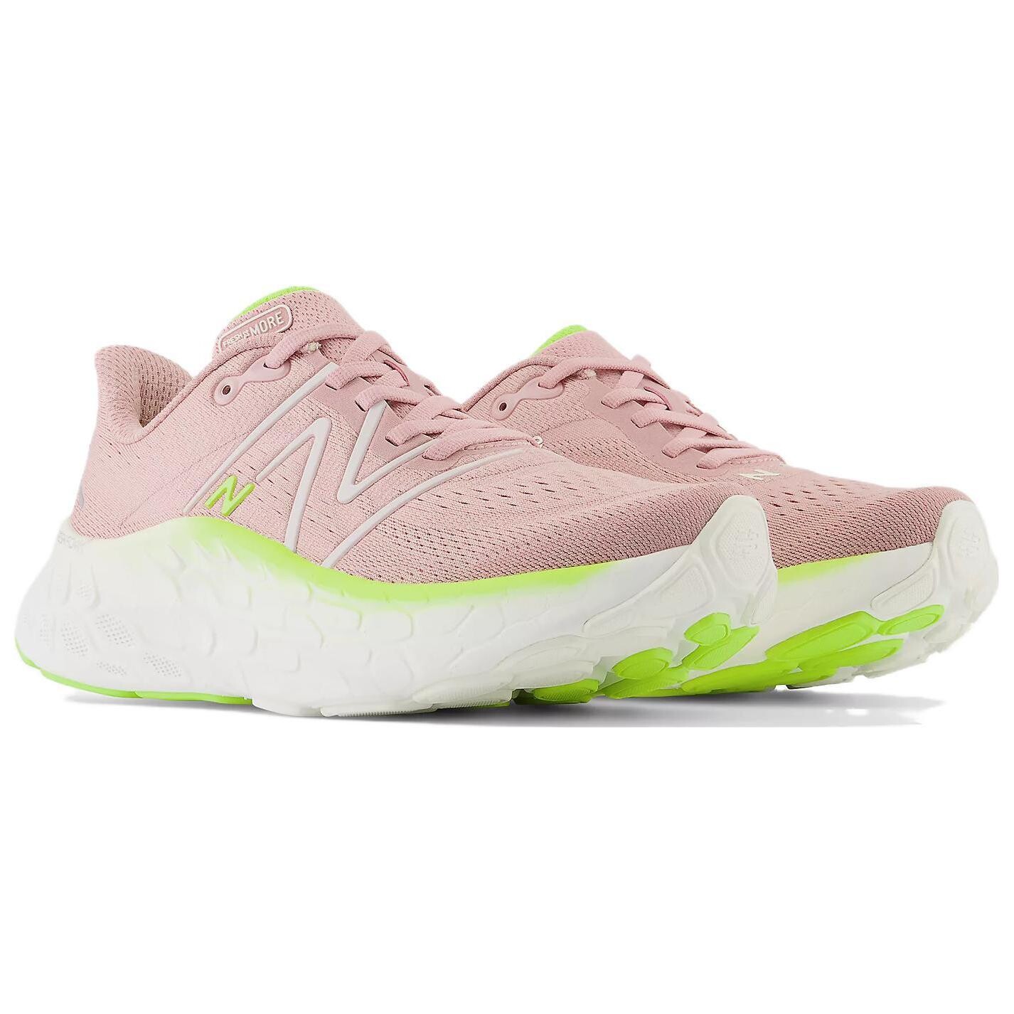 Кроссовки New Balance Fresh Foam X More v4, розовый/белый — фото 3