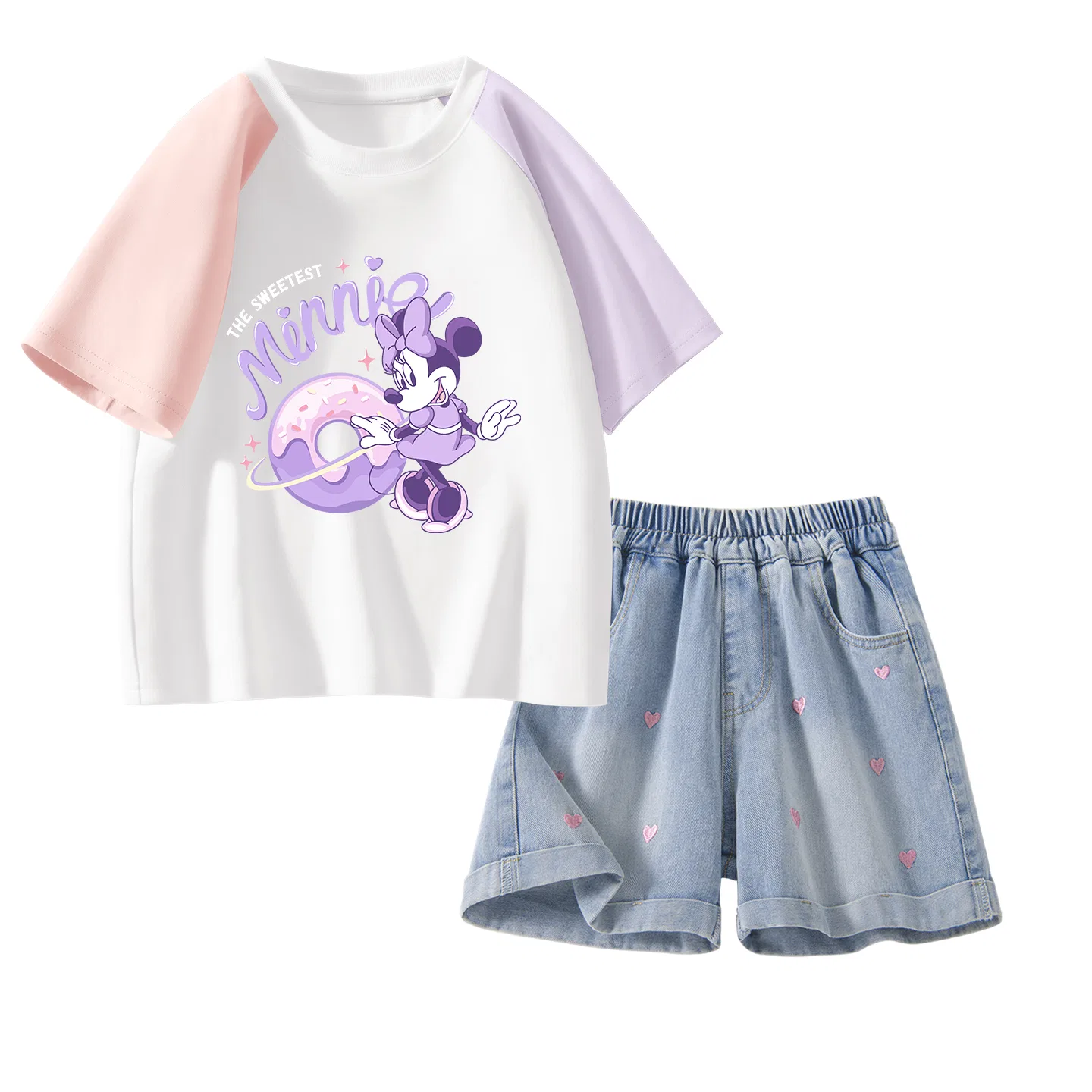 Спортивный костюм для детей Disney Casual Sportswear 2 Pack, джинсовый синий/розовый