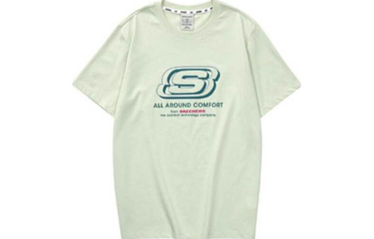 

SS24 Футболка унисекс светло-травянисто-зеленая Skechers