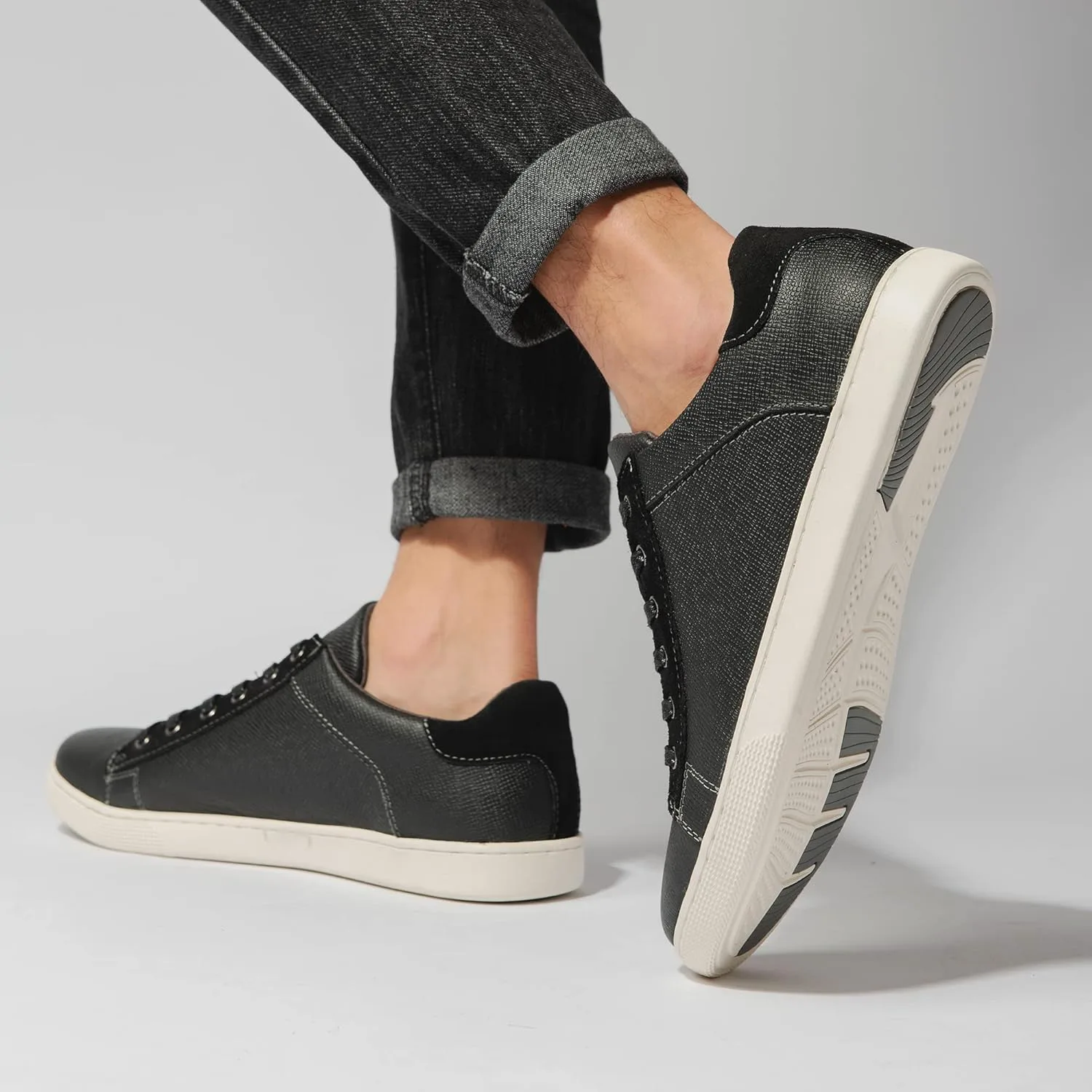 

Мужские кроссовки Arkbird, классические повседневные туфли, стильные оксфорды на шнуровке для мужчин, черный