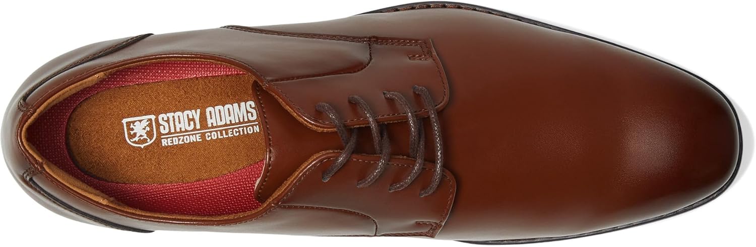 Мужские оксфорды Stacy Adams Lonsdale с plain toe, Cognac — фото 2