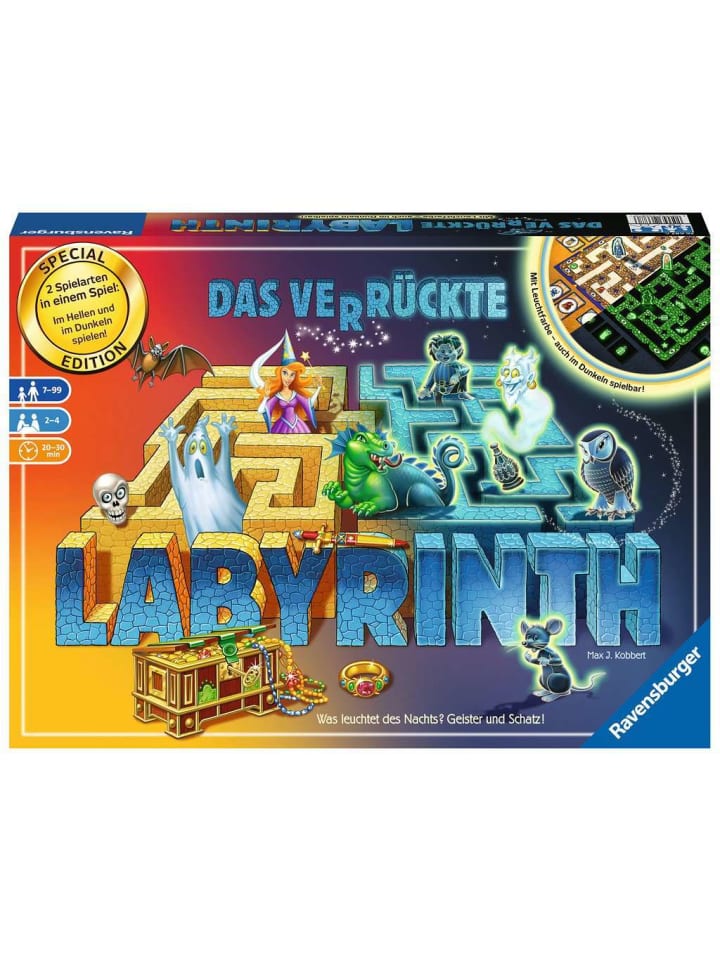 

Горка Ravensburger «Безумный лабиринт» - цветная, светящаяся в темноте