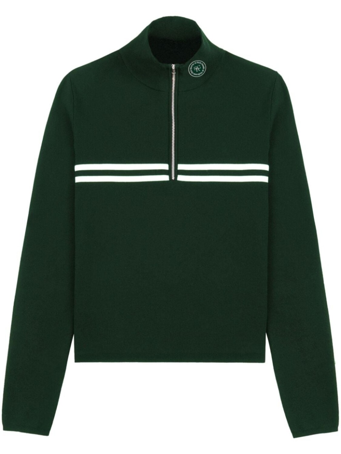 

Толстовка Minimal с молнией Sporty & Rich, зеленый