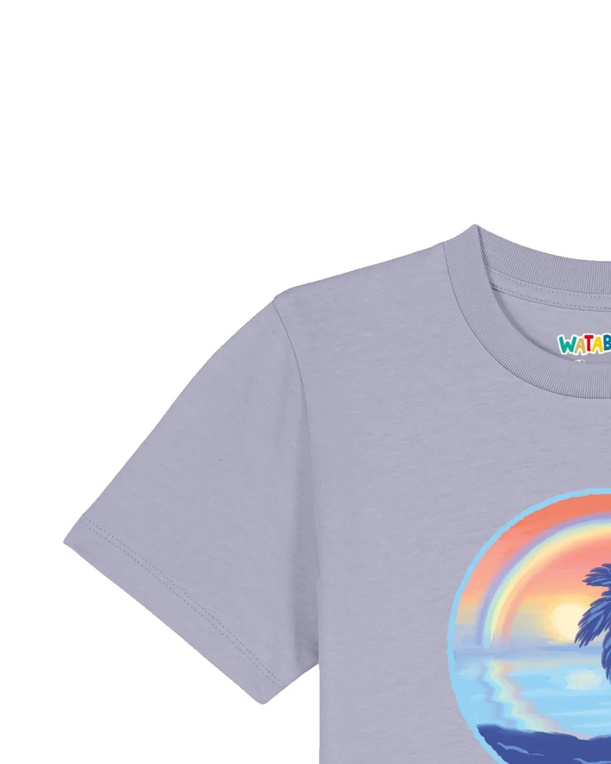Футболка 'Sunset Rainbow' Watabout.Kids, Blue/Dusty Blue/Neon Blue — фото 3