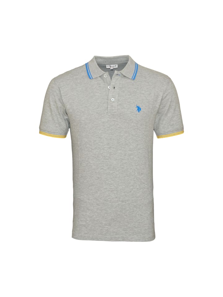 

Поло U.S. Polo Assn. Poloshirt, серый
