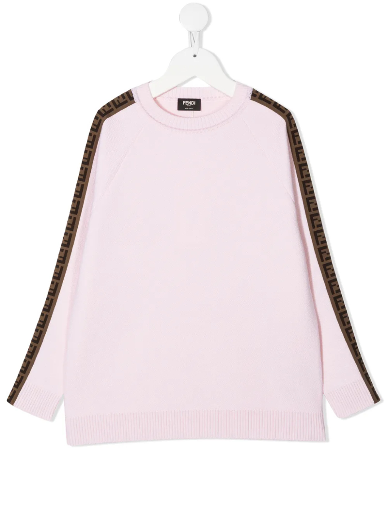 

Джемпер с логотипом FF Fendi Kids, розовый
