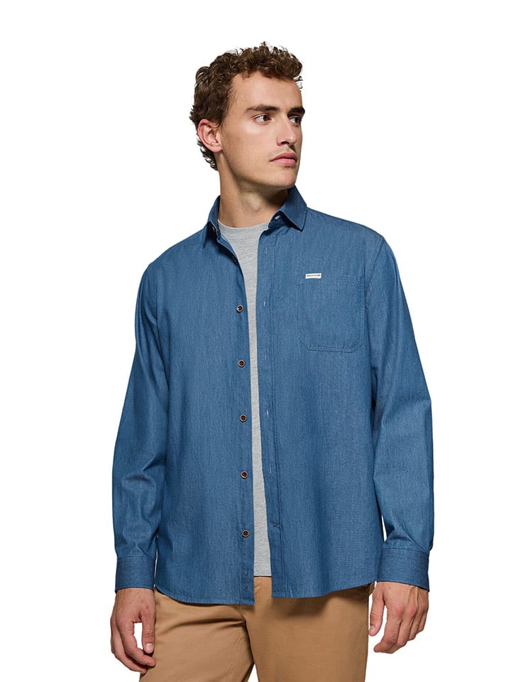 

Polo Club Джинсовая рубашка - стандартный крой - синего цвета