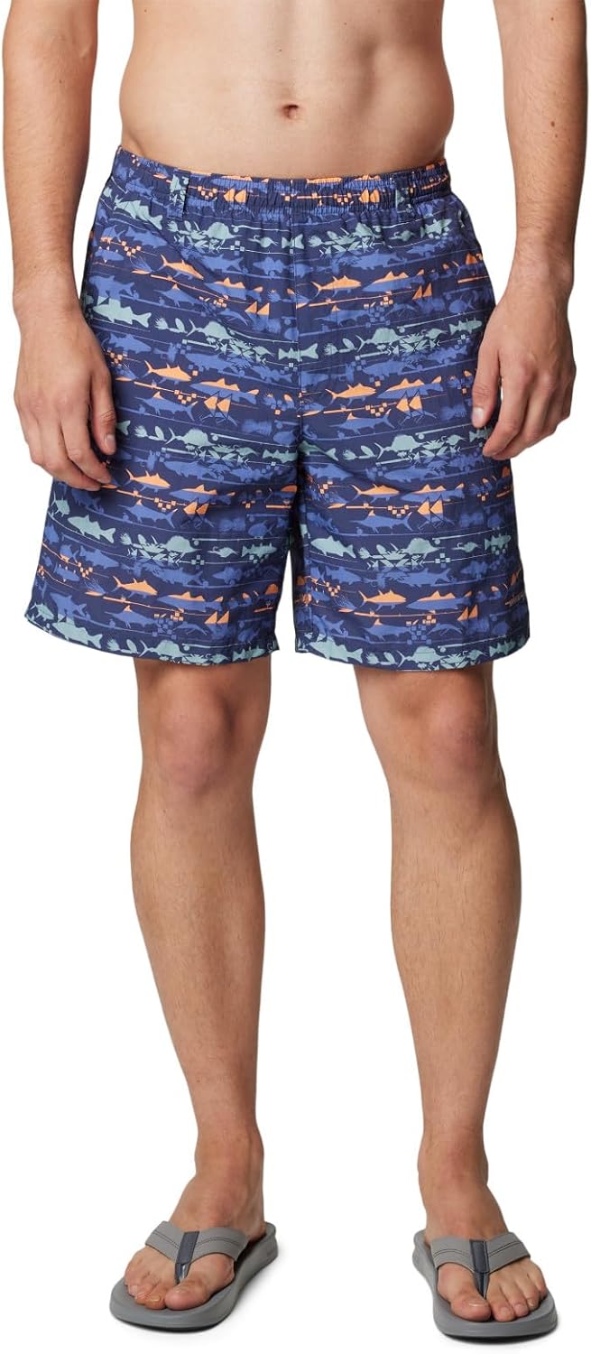 

Columbia Super Backcast II мужские шорты для воды, Nocturnal Gamefish Stripe