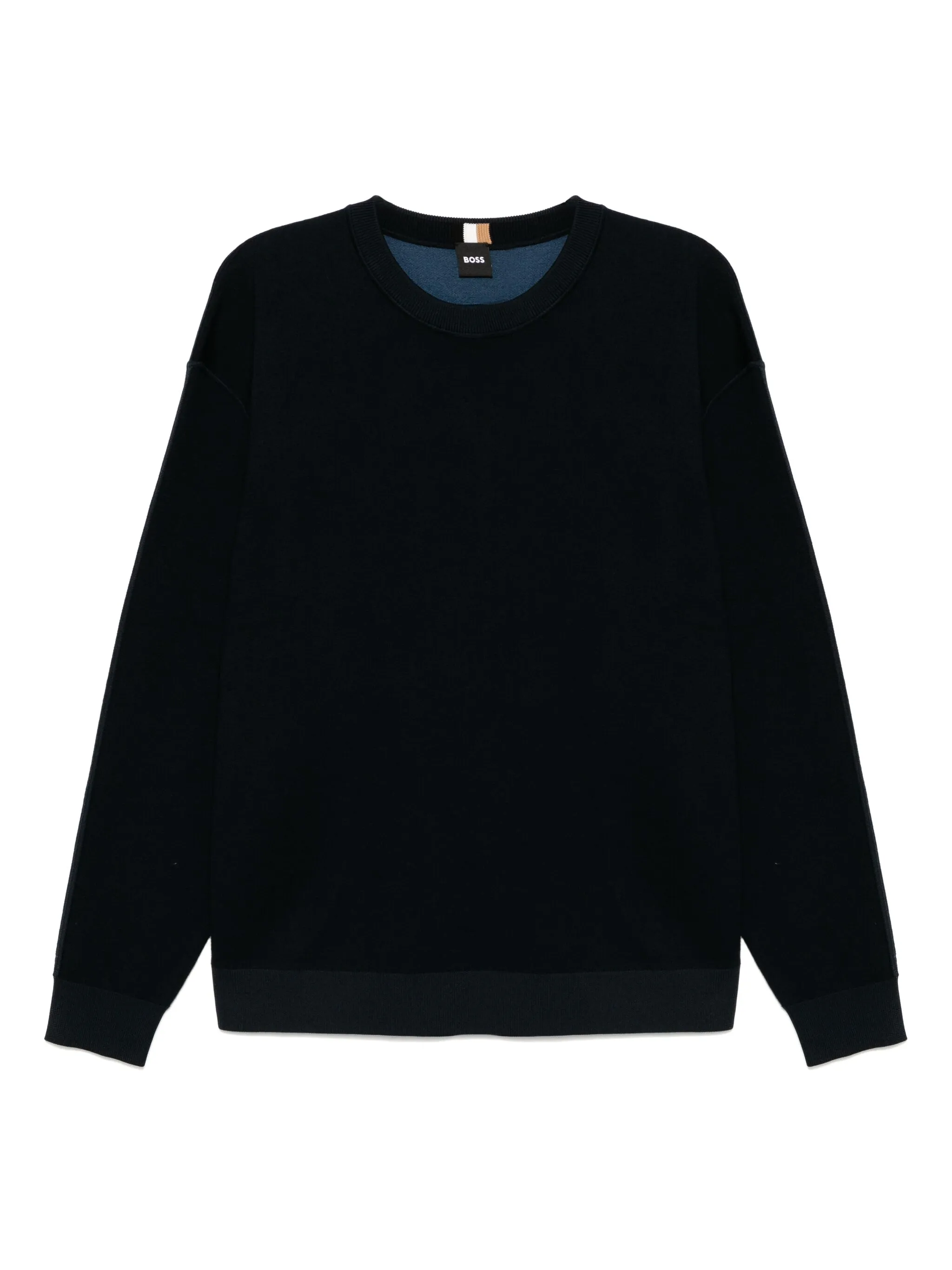 

Джемпер с круглым вырезом Boss, синий