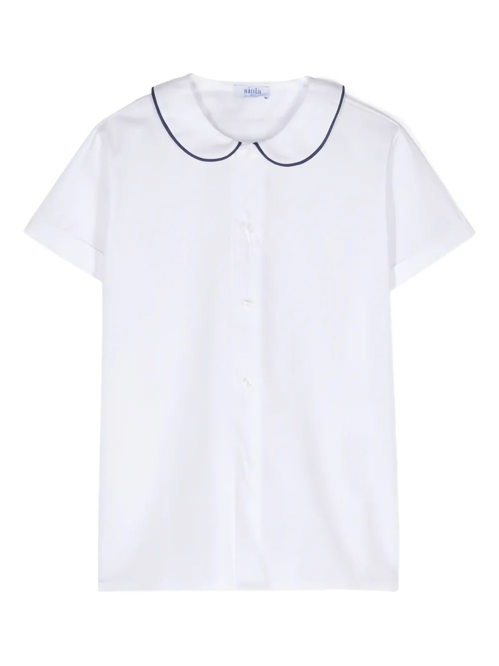 

Топ на пуговицах с воротником Питер Пэн Siola, белый