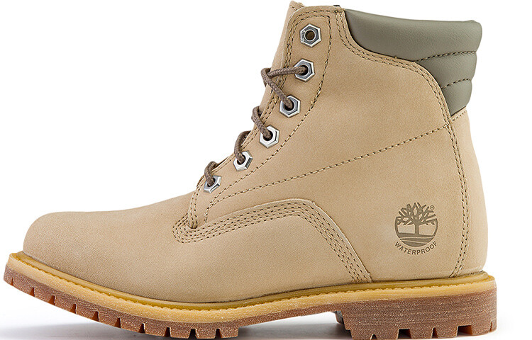 Ботинки женские Timberland Waterville Outdoor, бежевый / зеленый
