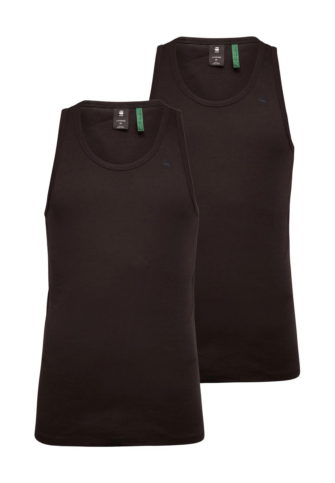 

Майка, одинарный трикотаж, 2 пары, для мужчин G-STAR RAW, цвет 990 Black