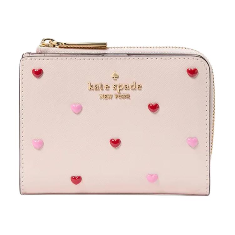 

Kate Spade Женский кошелек из спилка небольшого размера сахарно-розовый