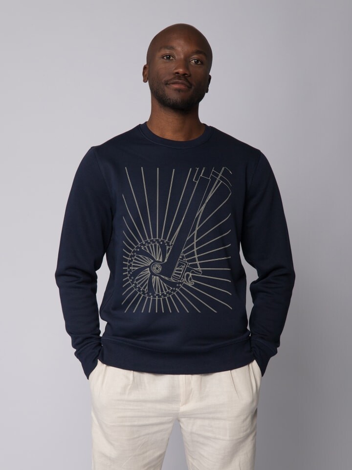 

Толстовка wat Apparel Fahrradspeichen, темно-синий