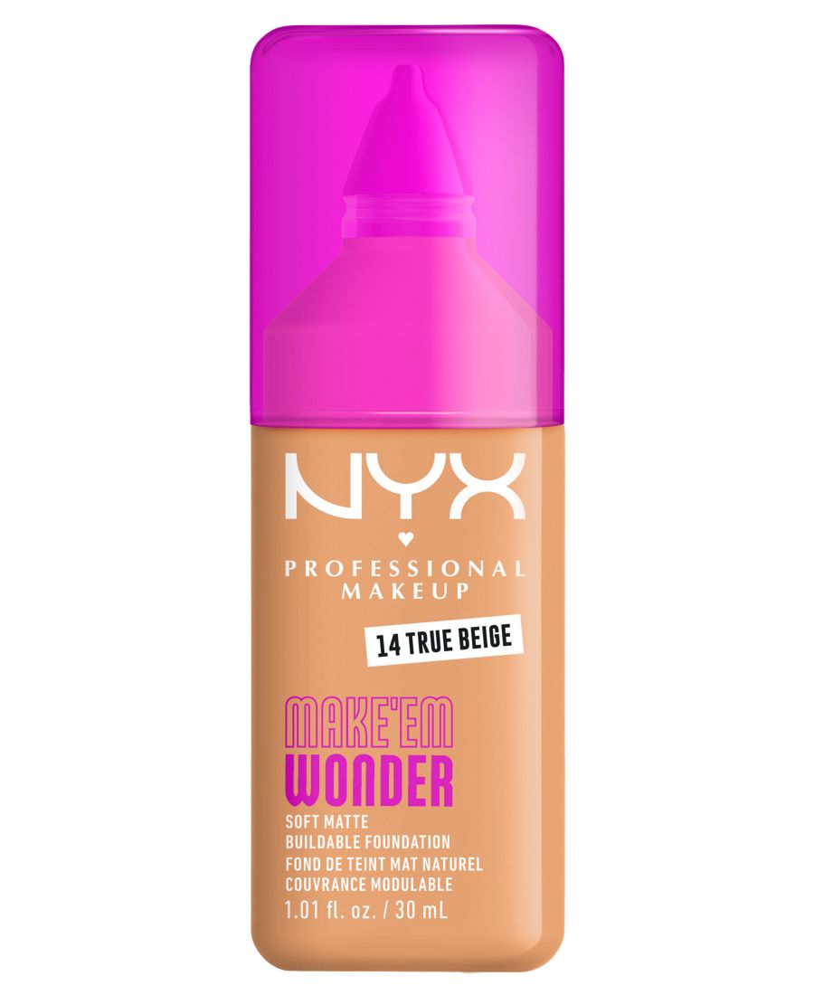 

Тональный крем Wonder Foundation, 0,84 унции NYX Professional Makeup, цвет true beige