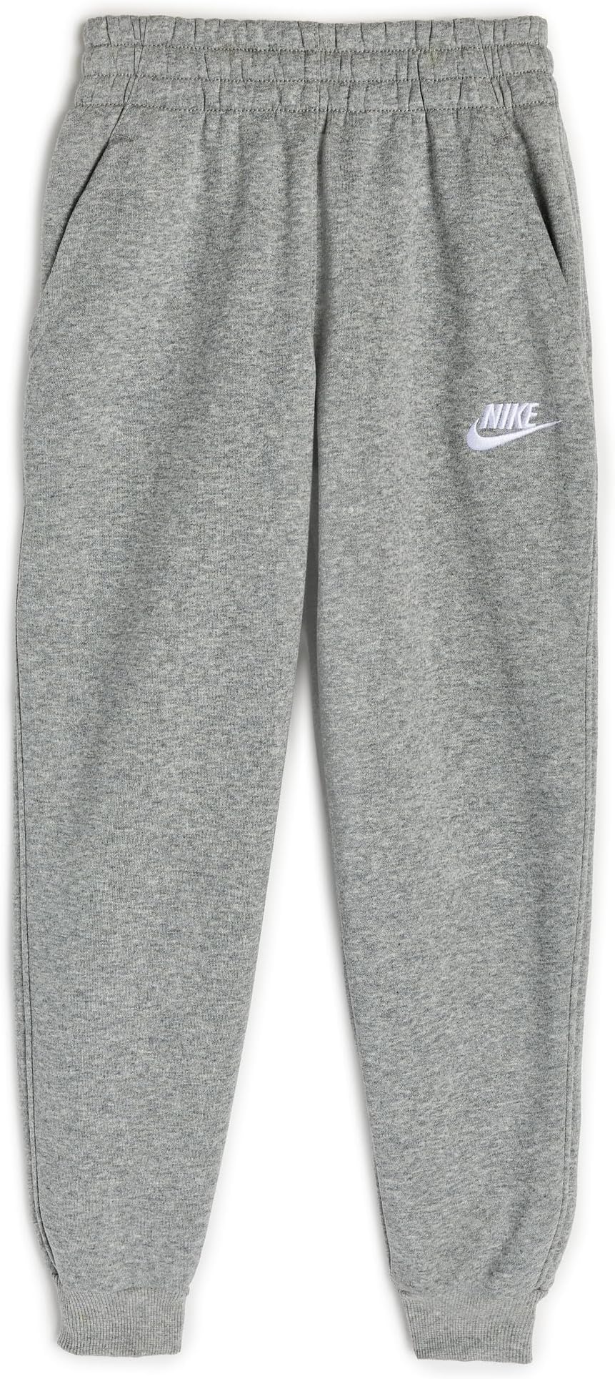 

Брюки Nike Kids Sportswear Club Fleece Joggers, цвет Dark Grey Heather/Base Grey/White