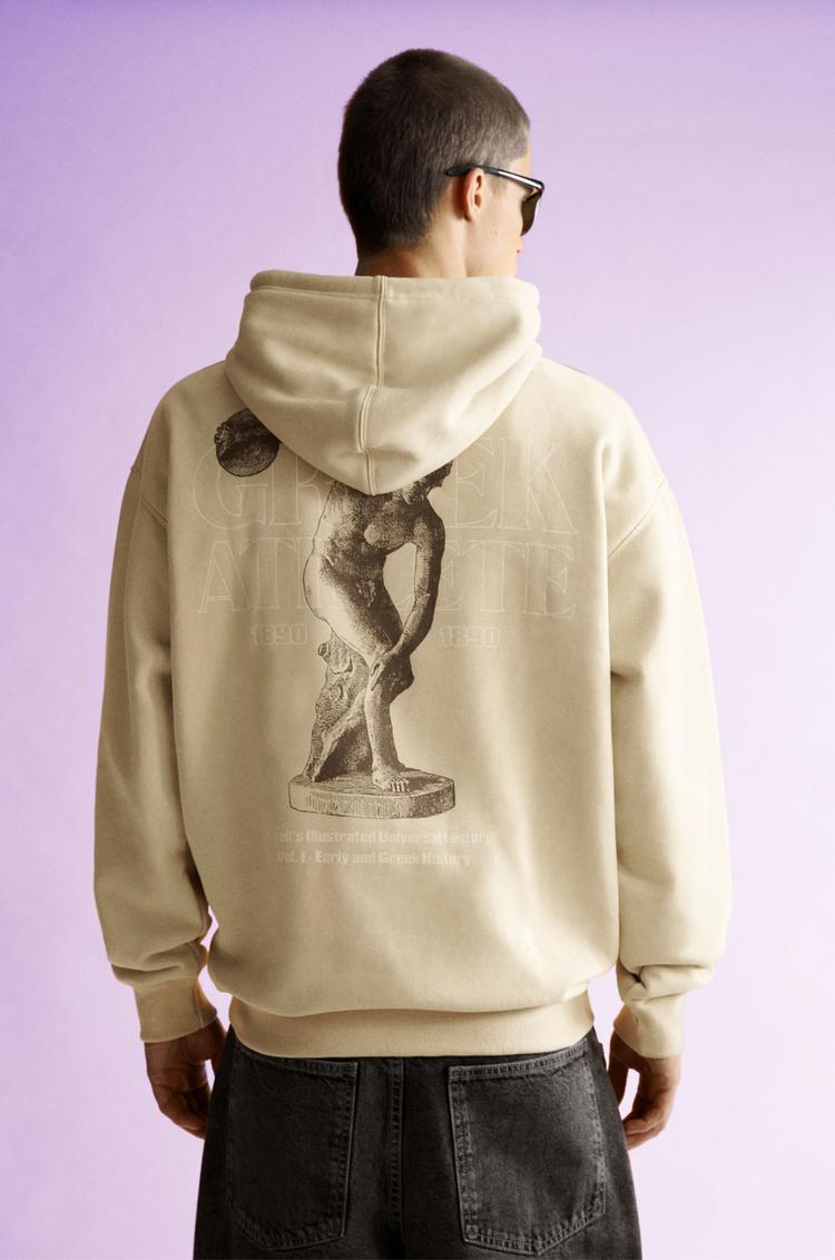 

Толстовка с капюшоном Discobolus Pull And Bear, мультиколор