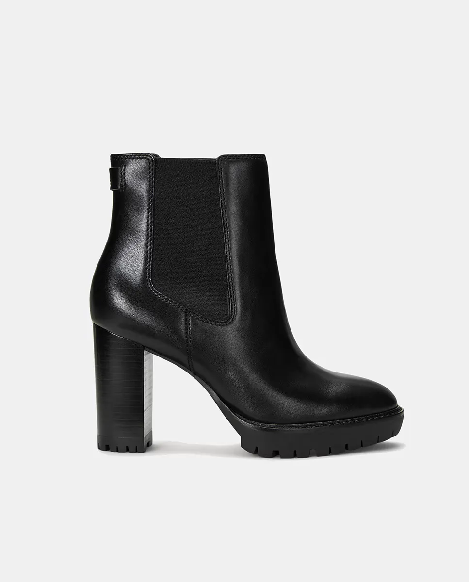 

Женские кожаные ботильоны Layne Lauren Ralph Lauren, черный