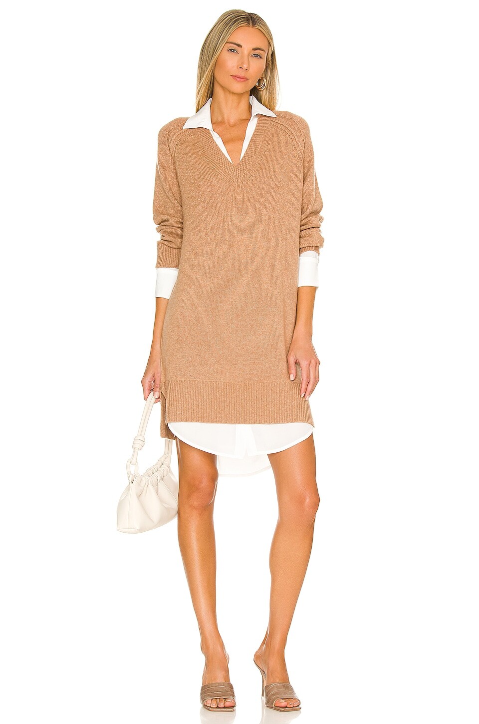 

Платье Brochu Walker Looker Vee, цвет Camel Melange & White Brown