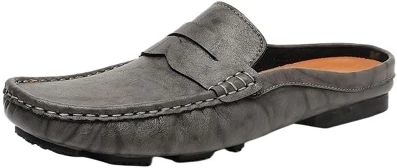 Лоферы мужские из искусственной кожи, Moccasins, серый DHFIRUFSHLO