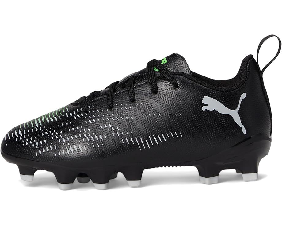 Кроссовки PUMA Kids Future 8 Play Firm Ground/Artificial Ground, цвет PUMA Black/Cool Light Gray/Fluo Green — фото 4
