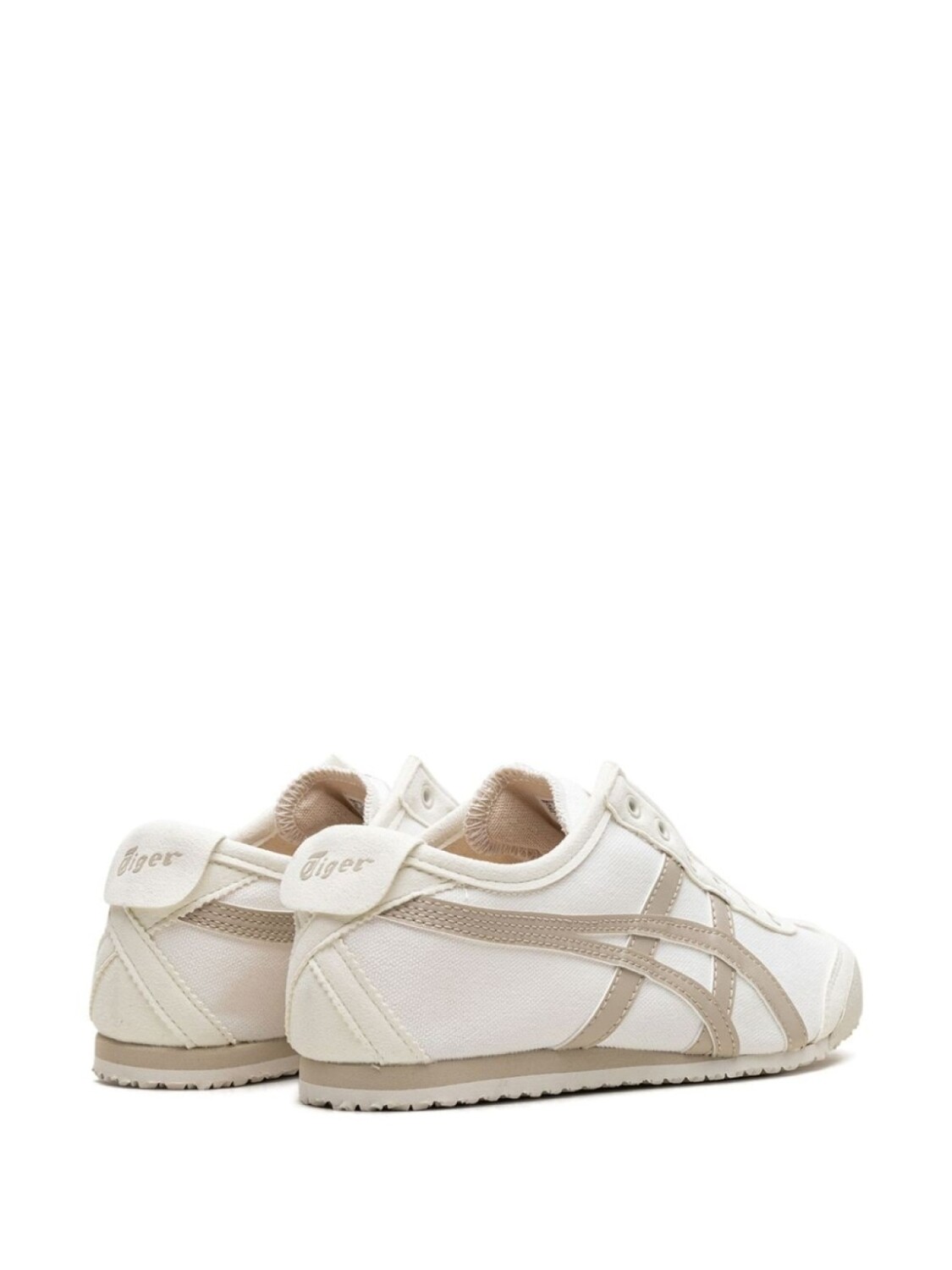 Кроссовки Onitsuka Tiger Mexico 66 "Белые/Бежевые", белый — фото 3