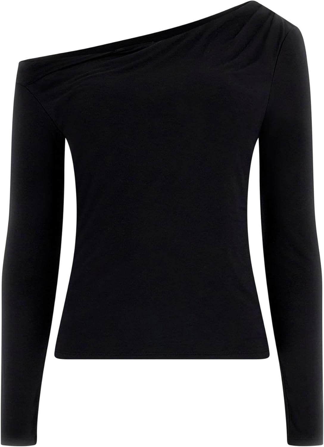 

Футболка GUESS Women's Eco Long Sleeve Julianna Top, Jet Black, Черный, Футболка GUESS Women's Eco Long Sleeve Julianna Top, Jet Black