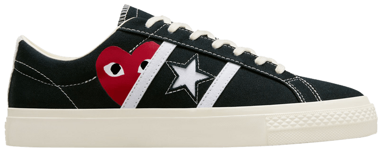 

Кроссовки Converse Comme des Garçons PLAY x One Star Academy Pro 'Black Egret', черный