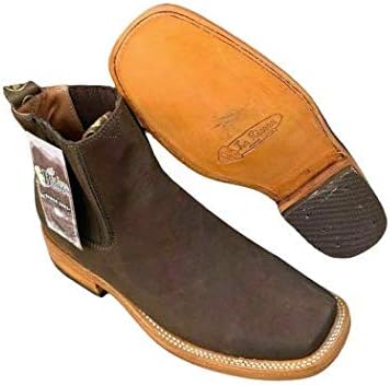 

Мужские ботинки Dona Michi Cowboy из кожи, слипоны, на щиколотку, с квадратным носком, Moca