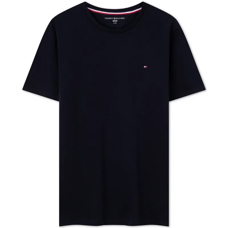 Футболка мужская с круглым вырезом Tommy Hilfiger, Black 083 — фото 3