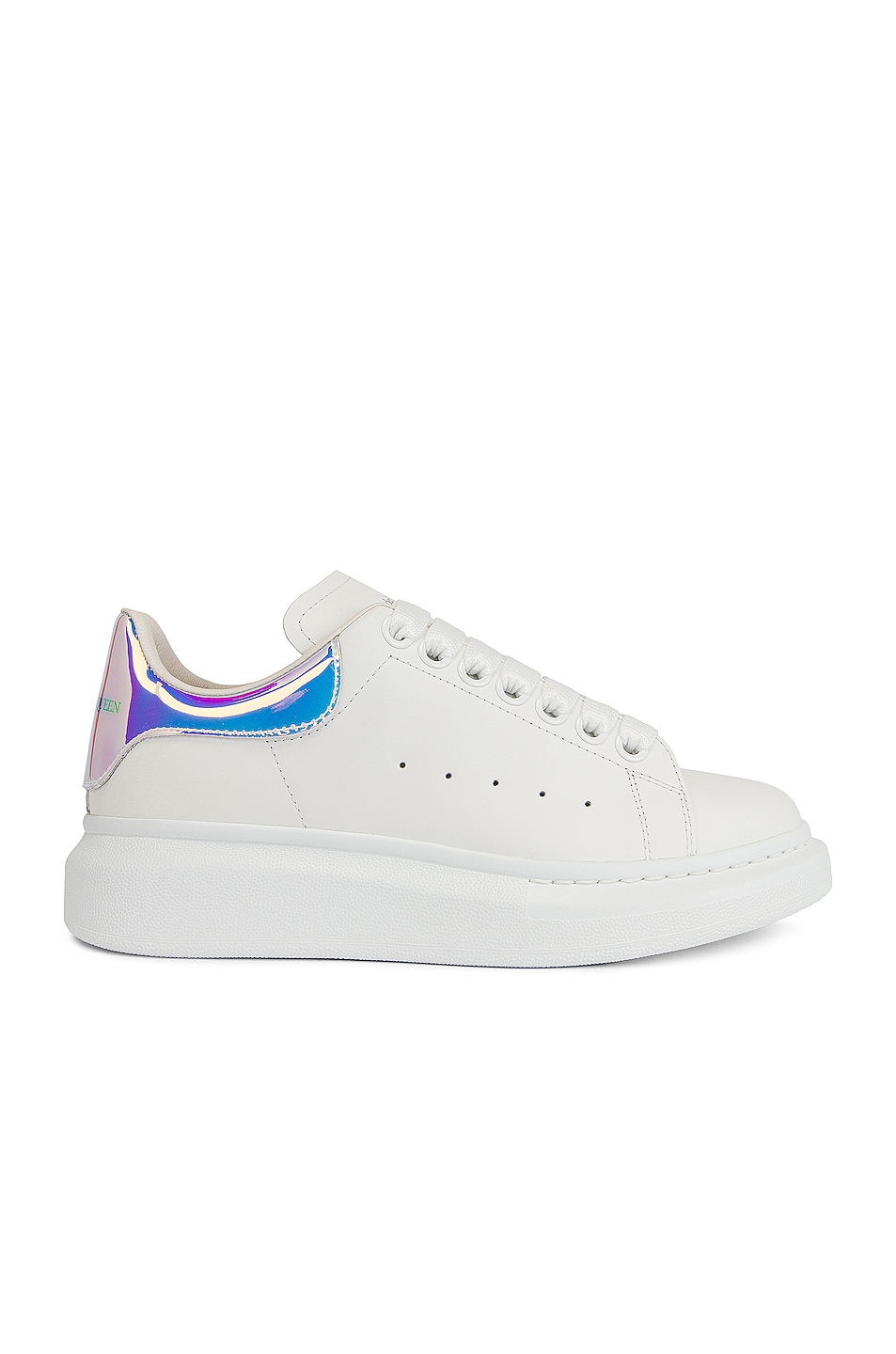 Кроссовки на шнурках Mcqueen, White & Shock Pink
