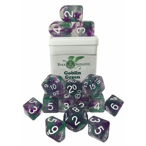 

Аксессуары Role 4 Initiative R4I Dice w/ Arch'd4: Diffusion - Goblin Green (15)