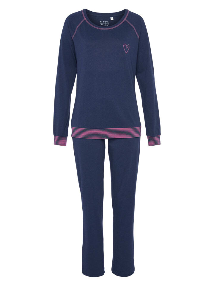 

Пижама VIVANCE DREAMS, цвет jeansblau-meliert